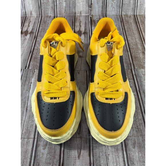 Maison Mihara Yasuhiro Wayne VL OG Sole Low top Sneakers size 45 Yellow Black main image 8